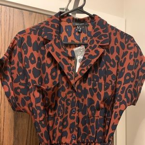 New Look Leopard Print Jumpsuit